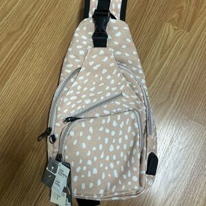 Stylish Tan Crossbody Bag